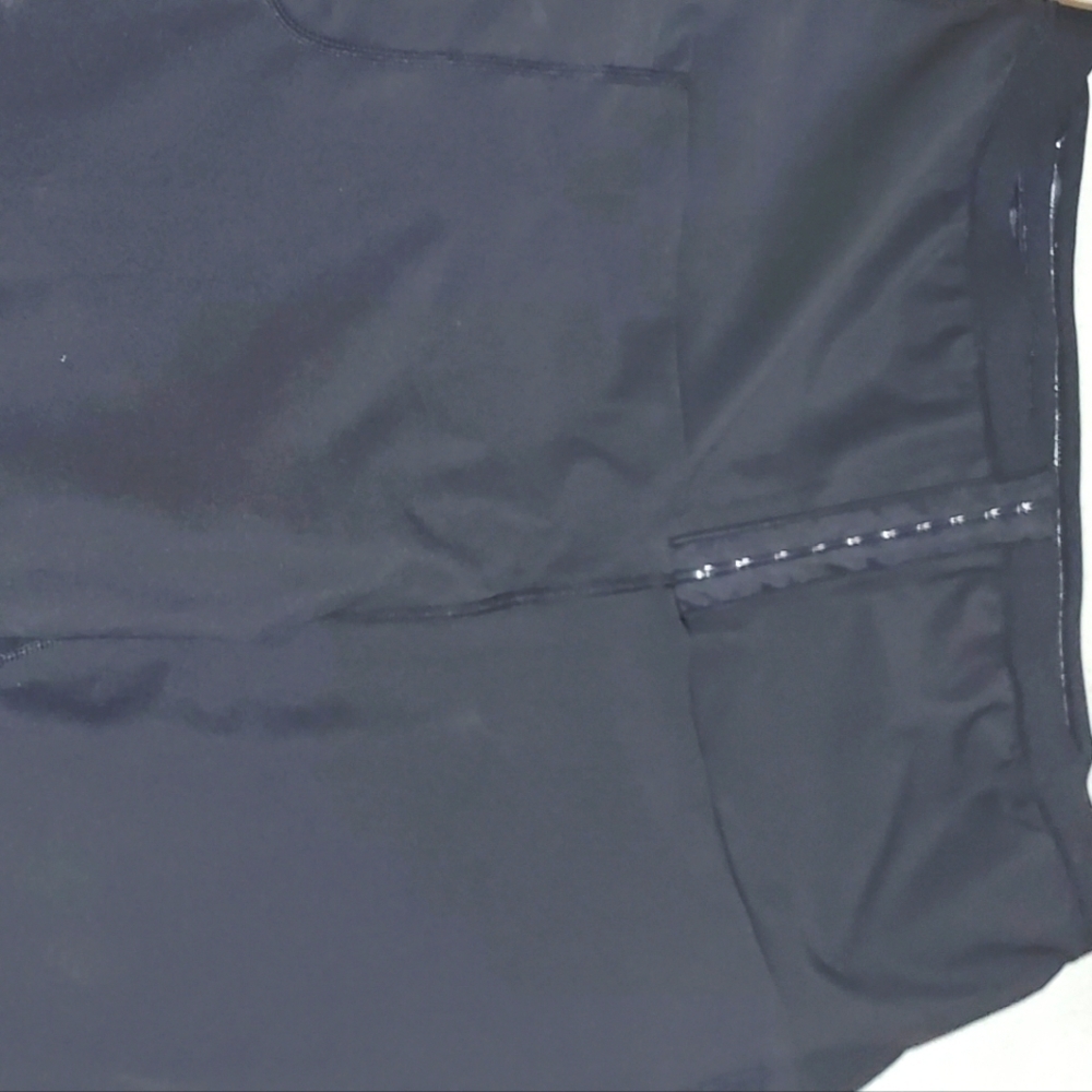 Black High Waist Sauna Leggings Waist Trainer 3XL Plus Sz Workout Pants Pockets